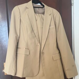 Amazon Women's Tan Pantsuit
